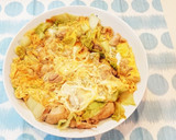 美味❗簡単‼️鶏ももと白菜の卵とじ作り方5写真