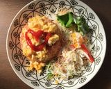レンジで簡単、ベジオムボウル作り方14写真