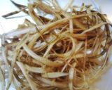 話題のサバ缶とひらひらごぼう炒め作り方1写真