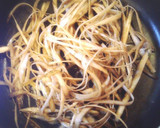 話題のサバ缶とひらひらごぼう炒め作り方2写真