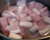 柚子風味の✨豚肩ロースと椎茸の煮込み作り方3写真