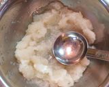 ふんわり鶏団子のおろしリンゴ酢がけ作り方1写真