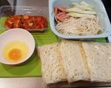 キムチ焼きうどん作り方1写真