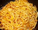 キムチ焼きうどん作り方4写真