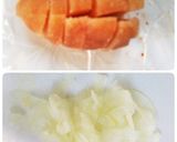 明太子の豆腐ハンバーグしめじミルクソース作り方2写真