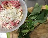 カラルー入りハンバーグ作り方1写真