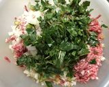 カラルー入りハンバーグ作り方3写真