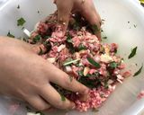 カラルー入りハンバーグ作り方4写真