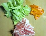 超簡単☆あっという間に焼きうどん作り方1写真