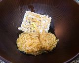 速攻！ひと手間【なめ茸納豆の冷奴】作り方3写真