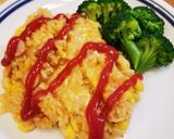 炊飯器で絶品ケチャップライスのオムライス作り方5写真