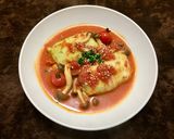 チキンロールキャベツのトマト煮込み作り方9写真
