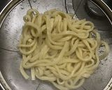 炒飯の素で!ゴロゴロハムの焼うどん作り方5写真