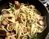 炒飯の素で!ゴロゴロハムの焼うどん作り方7写真