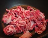 美味✨豚肩ロースと茄子の味噌卵とじ作り方2写真