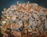 美味✨豚肩ロースと茄子の味噌卵とじ作り方6写真