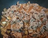 美味✨豚肩ロースと茄子の味噌卵とじ作り方6写真