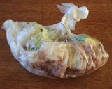 非常食★ポリ袋で　白菜とさば缶の煮込み作り方2写真