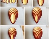 りんごの飾り切り作り方1写真