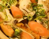 ちくわ＆エリンギの野菜うどん鍋作り方4写真