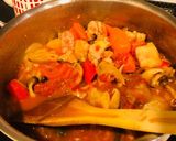 ゴロゴロ野菜とチキンのトマト煮作り方10写真