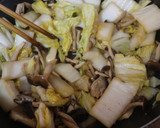 白菜とキノコのパパっと炒め★簡単副菜作り方3写真