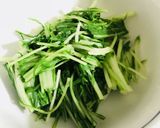 水菜と海苔のわさび和え作り方2写真