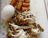 しめじ１束を２種類のお弁当の具に作り方5写真