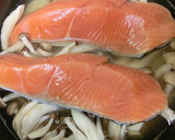 だしパックで作る鮭としめじの炊き込みご飯作り方1写真