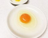 親子目玉焼き作り方1写真