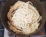 パスタソースでたらこバターうどん♪作り方4写真