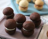 苺チョコ白　3色のスノーボールサンド作り方11写真