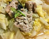 レンジ★さば味噌煮缶で簡単★野菜煮作り方15写真