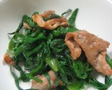 ニラと豚肉の和え物作り方4写真