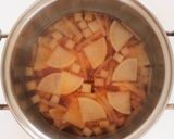寺のじさまの大根味噌汁～扇に千本、賽ノ目作り方8写真