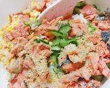 鮭、卵、胡瓜サッパリ混ぜご飯♪お弁当にも作り方4写真