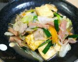 簡単ヘルシーお焼き♪ハムチーズ豆腐もち作り方6写真