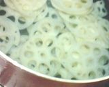 れんこんサラダ（ゴマ風味）作り方1写真