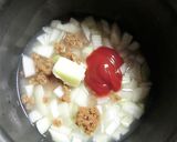 トースターで鶏そぼろ入りお手軽オムライス作り方2写真