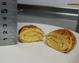 卵一個で厚焼き玉子 簡単 お弁当に作り方9写真