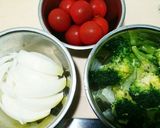 とりむね肉とブロッコリーのケチャップ煮作り方1写真