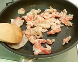 ～まろやか味～豚バラ肉の豆乳あんかけ丼！作り方4写真