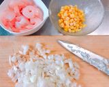 炊飯器で簡単！小エビのケチャップピラフ作り方1写真