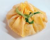 炊飯器で簡単！巾着の可愛いオムライス作り方8写真