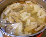 丸だいこんと鶏スペアリブの煮物。作り方7写真