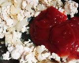 鶏ミンチの美味しい、簡単オムライス作り方5写真