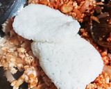 鶏ミンチの美味しい、簡単オムライス作り方7写真