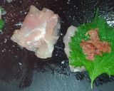 鶏胸肉の梅しそカツ作り方2写真