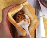 簡単リメイク！キーマカレーでカレーパン作り方3写真
