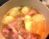 簡単！ルクルーゼで野菜丸ごとポトフ作り方3写真